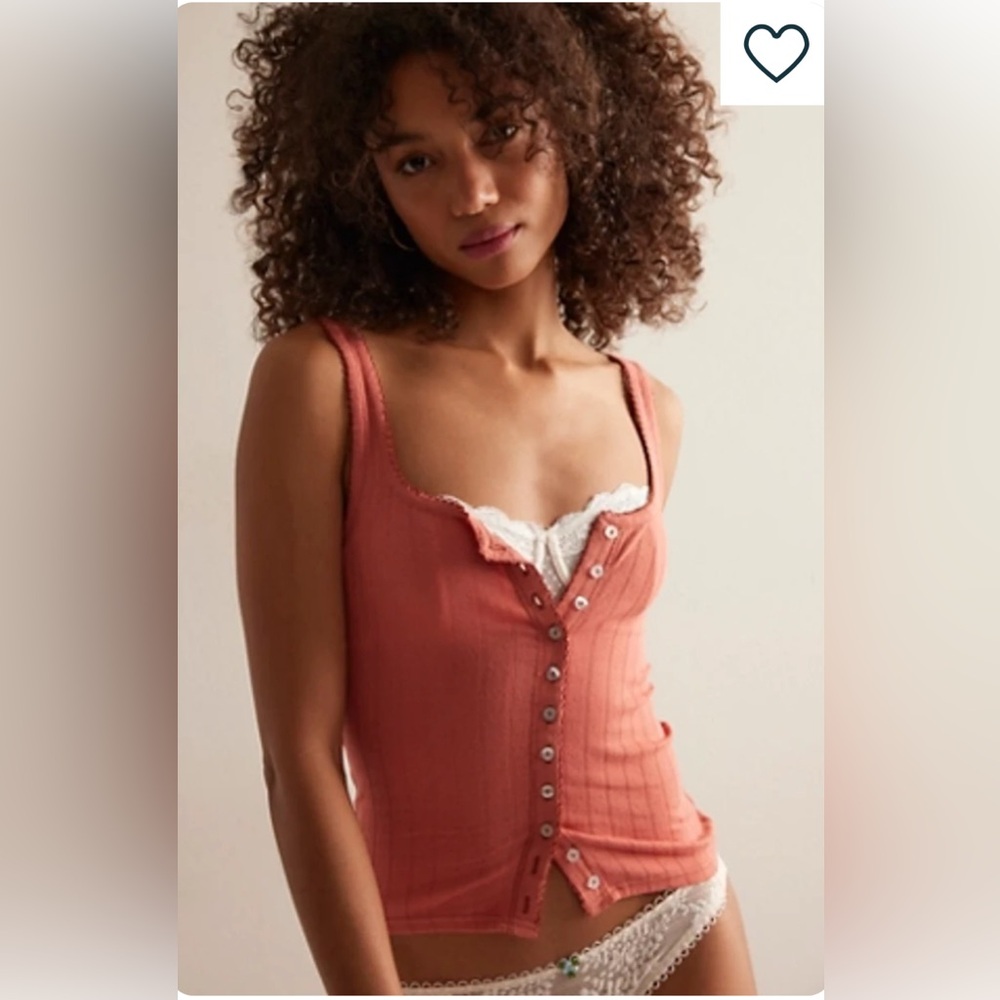 Free People End Game Pointelle Tank Top